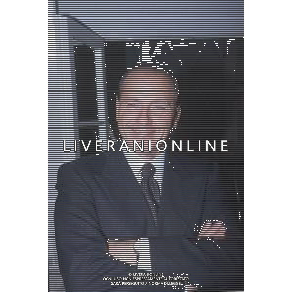 DIAP-RETROSPETTIVA SILVIO BERLUSCONI PRESIDNTE MILAN CALCIO E POLITICO NELLA FOTO SILVIO BERLUSCONI NELL\'ANNO 1993 AG ALDO LIVERANI SAS