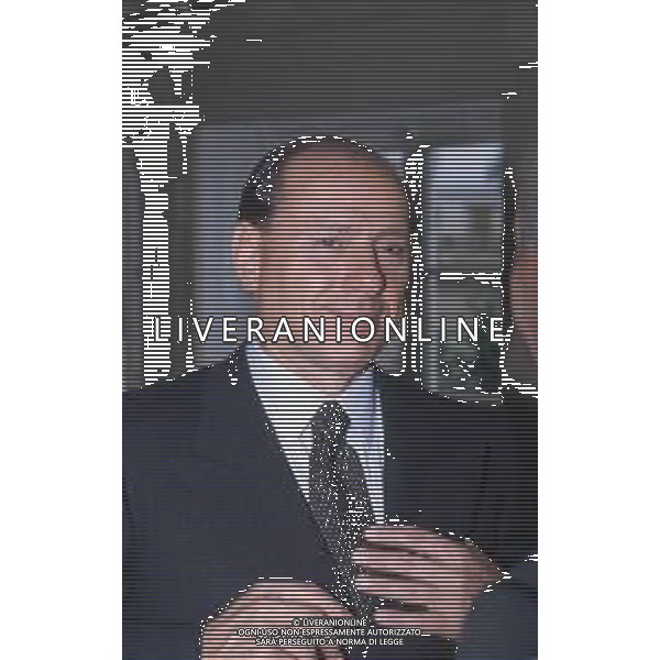 DIAP-RETROSPETTIVA SILVIO BERLUSCONI PRESIDNTE MILAN CALCIO E POLITICO NELLA FOTO SILVIO BERLUSCONI NELL\'ANNO 1993 AG ALDO LIVERANI SAS