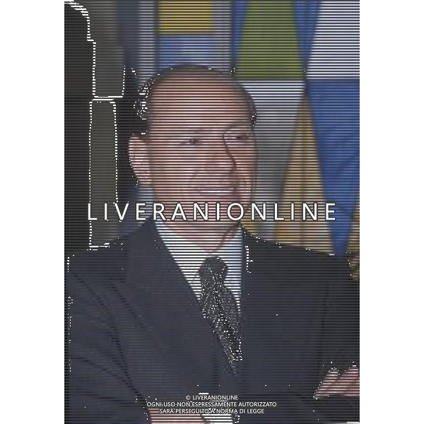 DIAP-RETROSPETTIVA SILVIO BERLUSCONI PRESIDNTE MILAN CALCIO E POLITICO NELLA FOTO SILVIO BERLUSCONI NELL\'ANNO 1993 AG ALDO LIVERANI SAS