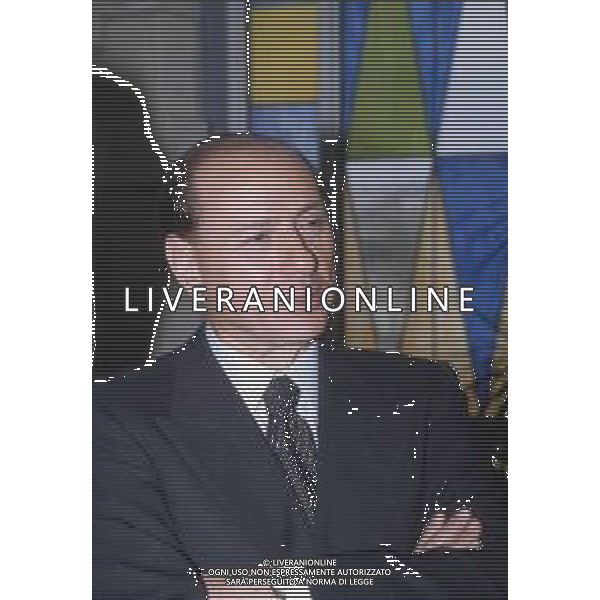 DIAP-RETROSPETTIVA SILVIO BERLUSCONI PRESIDNTE MILAN CALCIO E POLITICO NELLA FOTO SILVIO BERLUSCONI NELL\'ANNO 1993 AG ALDO LIVERANI SAS