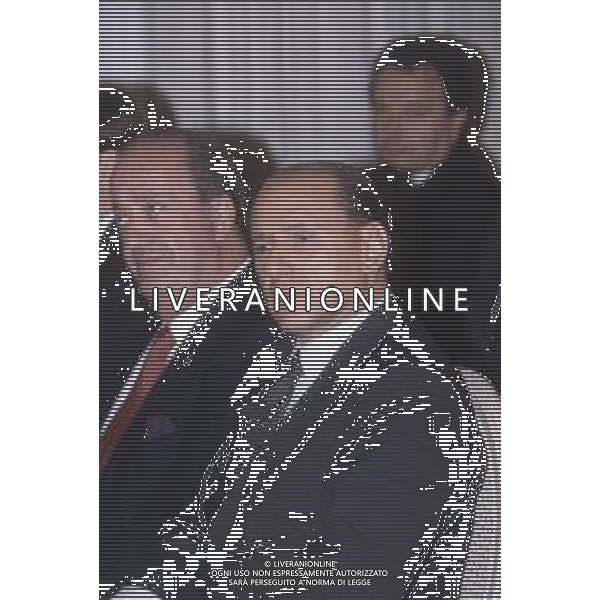 DIAP-RETROSPETTIVA SILVIO BERLUSCONI PRESIDNTE MILAN CALCIO E POLITICO NELLA FOTO SILVIO BERLUSCONI NELL\'ANNO 1993 AG ALDO LIVERANI SAS