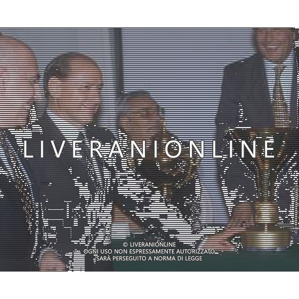 DIAP-RETROSPETTIVA SILVIO BERLUSCONI PRESIDNTE MILAN CALCIO E POLITICO NELLA FOTO SILVIO BERLUSCONI NELL\'ANNO 1993 AG ALDO LIVERANI SAS