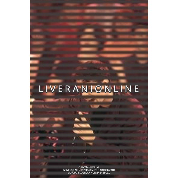 DIAP-RETROSPETTIVA SAMUELE BERSANI CANTANTE NELLA FOTO SAMUELE BERSANI NELL\'ANNO 1997 AG ALDO LIVERANI SAS