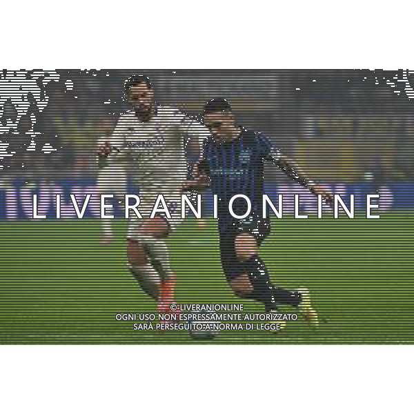 Inter vs Fiorentima nella foto Pablo Marí (Fiorentina) e Lautaro Martinez (Inter) Milano 29-10-2025 Stadio Giuseppe Meazza - San Siro Inter vs Fiorentina Campionato Serie A Enilive - 9a giornata foto Roberto Garavaglia/Agenzia Aldo Liverani sas