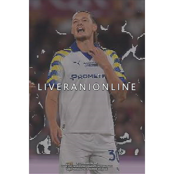 Roma vs Parma Campionato Serie A Enilive - 9 Giornata Stadio Olimpico - Roma 29-10-2025 nella foto Milan Djuric Foto Federico Gaetano - ag Aldo liverani- AGENZIA ALDO LIVERANI SAS