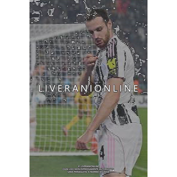 Torino 29.10.2025 Allianz Stadium TVAF-©Alessandro Falzone/Ag. Aldo Liverani sas Juventus vs Udinese Campionato Serie A Enilive 2025/2026 9a giornata Nella foto: Esultanza gol di Federico Gatti ©Viganti - AGENZIA ALDO LIVERANI SAS