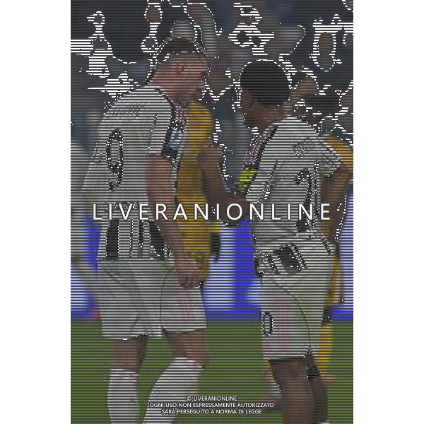 Torino 29.10.2025 Allianz Stadium @Manuela Viganti /Ag. Aldo Liverani sas Juventus vs Udinese Campionato Calcio Serie A Enilive 2025/2026 9a giornata Nella foto: dusan vlahovic e lois openda ©Viganti - AGENZIA ALDO LIVERANI SAS