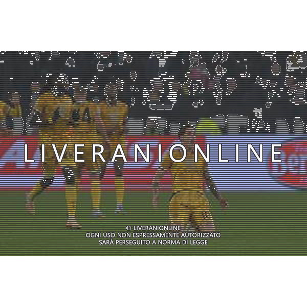 Torino 29.10.2025 Allianz Stadium @Manuela Viganti /Ag. Aldo Liverani sas Juventus vs Udinese Campionato Calcio Serie A Enilive 2025/2026 9a giornata Nella foto: esultanza udinese dopo il gol di nicolo zaniolo ©Viganti - AGENZIA ALDO LIVERANI SAS