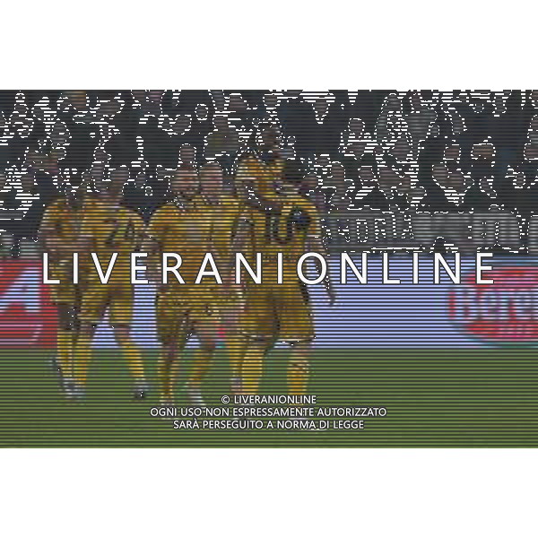 Torino 29.10.2025 Allianz Stadium @Manuela Viganti /Ag. Aldo Liverani sas Juventus vs Udinese Campionato Calcio Serie A Enilive 2025/2026 9a giornata Nella foto: esultanza udinese dopo il gol di nicolo zaniolo ©Viganti - AGENZIA ALDO LIVERANI SAS