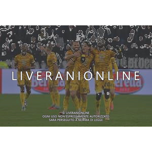 Torino 29.10.2025 Allianz Stadium @Manuela Viganti /Ag. Aldo Liverani sas Juventus vs Udinese Campionato Calcio Serie A Enilive 2025/2026 9a giornata Nella foto: esultanza udinese dopo il gol di nicolo zaniolo ©Viganti - AGENZIA ALDO LIVERANI SAS
