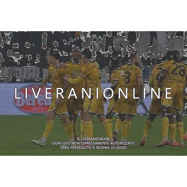 Torino 29.10.2025 Allianz Stadium @Manuela Viganti /Ag. Aldo Liverani sas Juventus vs Udinese Campionato Calcio Serie A Enilive 2025/2026 9a giornata Nella foto: esultanza udinese dopo il gol di nicolo zaniolo ©Viganti - AGENZIA ALDO LIVERANI SAS