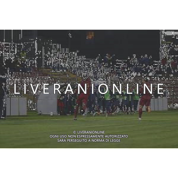 29 10 2025. Stadio Bruno Benelli. Ravenna - Rimini. Stefano Okaka 7 secondo gol. ©Francesco Casadei/Agenzia Aldo Liverani- AGENZIA ALDO LIVERANI SAS