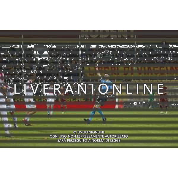 29 10 2025. Stadio Bruno Benelli. Ravenna - Rimini. Ammonizione. ©Francesco Casadei/Agenzia Aldo Liverani- AGENZIA ALDO LIVERANI SAS