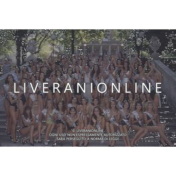 DIAP-54 CONCORSO MISS ITALIA ANNO 1993 NELLA FOTO LE CONCORRENTI DI MISS ITALIA ANNO 1993 A SALSOMAGGIORE AG ALDO LIVERANI SAS