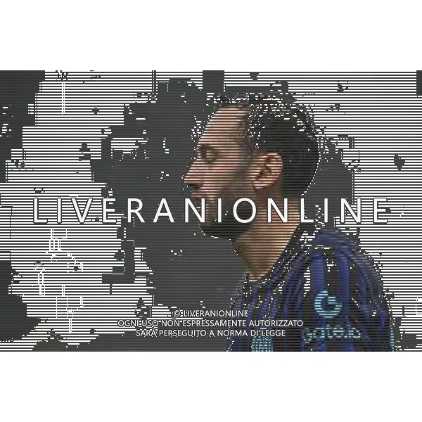 Inter vs Fiorentina nella foto Hakan Calhanoglu (Inter) Milano 29-10-2025 Stadio Giuseppe Meazza - San Siro Inter vs Fiorentina Campionato Serie A Enilive - 9a giornata foto Roberto Garavaglia/Agenzia Aldo Liverani sas