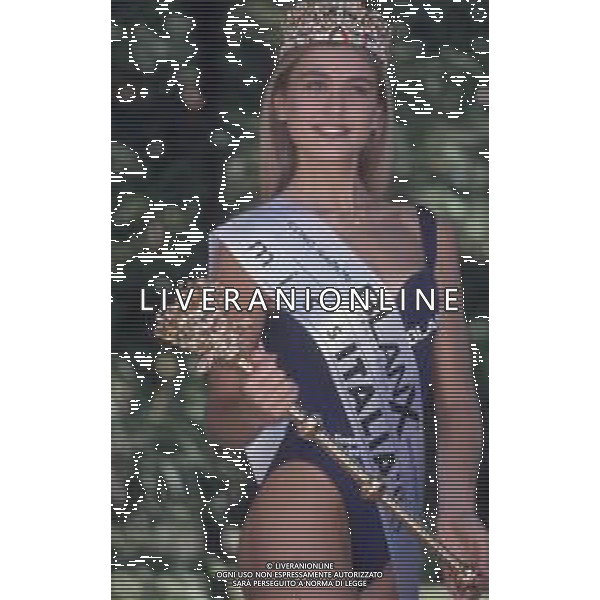 DIAP-RETROSPETTIVA ARIANNA DAVID MISS ITALIA NELLA FOTO ARIANNA DAVID MISS ITALIA NELL\'ANNO 1993 A SALSOMAGGIORE TERME AG ALDO LIVERANI SAS