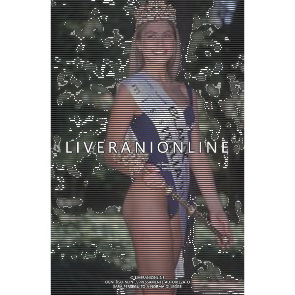 DIAP-RETROSPETTIVA ARIANNA DAVID MISS ITALIA NELLA FOTO ARIANNA DAVID MISS ITALIA NELL\'ANNO 1993 A SALSOMAGGIORE TERME AG ALDO LIVERANI SAS