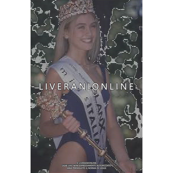 DIAP-RETROSPETTIVA ARIANNA DAVID MISS ITALIA NELLA FOTO ARIANNA DAVID MISS ITALIA NELL\'ANNO 1993 A SALSOMAGGIORE TERME AG ALDO LIVERANI SAS