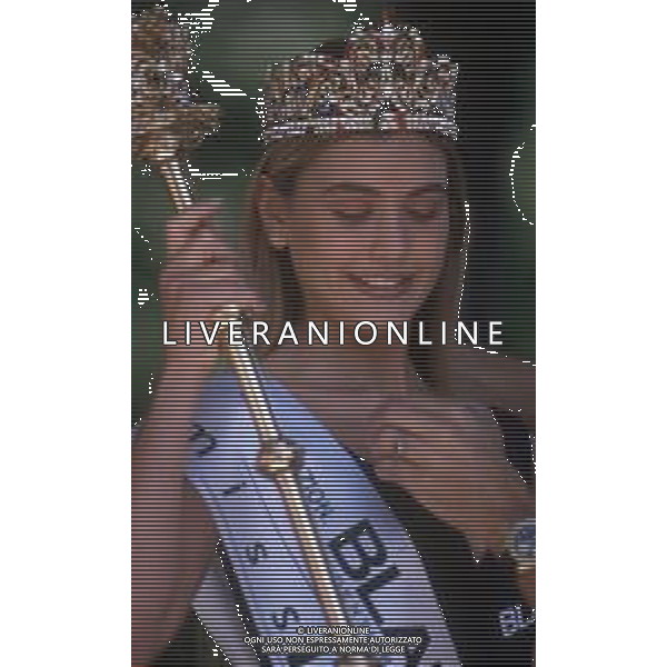 DIAP-RETROSPETTIVA ARIANNA DAVID MISS ITALIA NELLA FOTO ARIANNA DAVID MISS ITALIA NELL\'ANNO 1993 A SALSOMAGGIORE TERME AG ALDO LIVERANI SAS