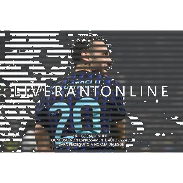 Inter vs Fiorentina nella foto Hakan Calhanoglu (Inter) Milano 29-10-2025 Stadio Giuseppe Meazza - San Siro Inter vs Fiorentina Campionato Serie A Enilive - 9a giornata foto Roberto Garavaglia/Agenzia Aldo Liverani sas