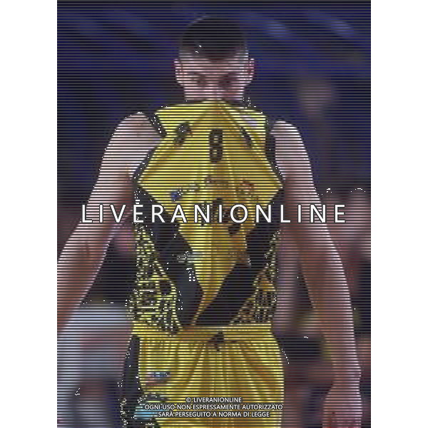 IMOLA 29 10 2025 VIRTUS IMOLA BASKET-CONSULTINVEST LORETO PESARO SERIE B1 93-85 NELLA FOTO IVAN KUCAN VIRTUS IMOLA FOTO GIANNI SANNA-AG ALDO LIVERANI SAS