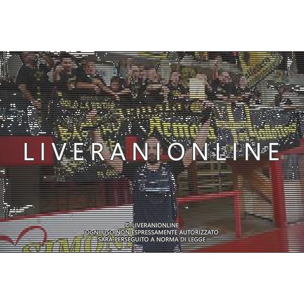 IMOLA 29 10 2025 VIRTUS IMOLA BASKET-CONSULTINVEST LORETO PESARO SERIE B1 93-85 NELLA FOTO JACOPO AGLIO LORETO PESARO SOTTO LA CURVA VIRTUS IMOLA FOTO GIANNI SANNA-AG ALDO LIVERANI SAS