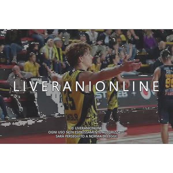 IMOLA 29 10 2025 VIRTUS IMOLA BASKET-CONSULTINVEST LORETO PESARO SERIE B1 93-85 NELLA FOTO LORENZO POLLINI VIRTUS IMOLA FOTO GIANNI SANNA-AG ALDO LIVERANI SAS