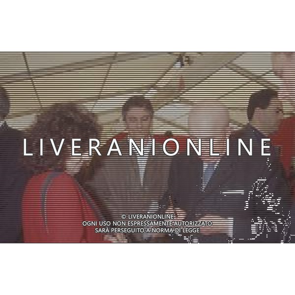 DIAP-RETROSPETTIVA GIANFRANCO MIGLIO POLITICO NELLA FOTO GIANFRANCO MIGLIO A MEDA NELL\'ANNO 1993 AG CONTROLUCE-AG ALDO LIVERANI SAS