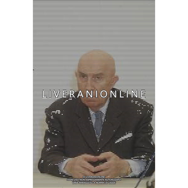 DIAP-RETROSPETTIVA GIANFRANCO MIGLIO POLITICO NELLA FOTO GIANFRANCO MIGLIO A MEDA NELL\'ANNO 1993 AG CONTROLUCE-AG ALDO LIVERANI SAS