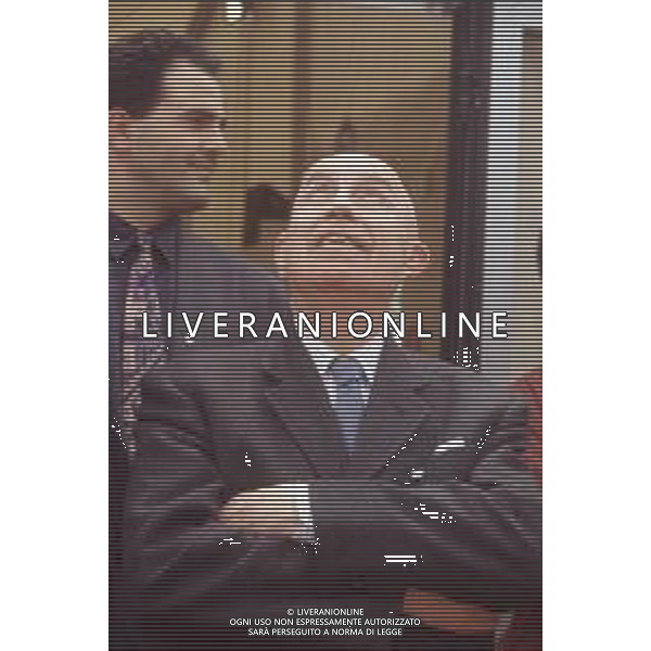 DIAP-RETROSPETTIVA GIANFRANCO MIGLIO POLITICO NELLA FOTO GIANFRANCO MIGLIO A MEDA NELL\'ANNO 1993 AG CONTROLUCE-AG ALDO LIVERANI SAS