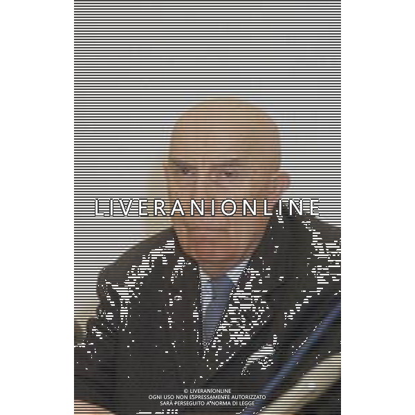 DIAP-RETROSPETTIVA GIANFRANCO MIGLIO POLITICO NELLA FOTO GIANFRANCO MIGLIO A MEDA NELL\'ANNO 1993 AG CONTROLUCE-AG ALDO LIVERANI SAS