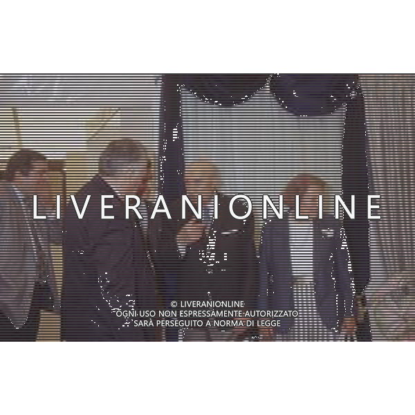 DIAP-RETROSPETTIVA GIANFRANCO MIGLIO POLITICO NELLA FOTO GIANFRANCO MIGLIO A MEDA NELL\'ANNO 1993 AG CONTROLUCE-AG ALDO LIVERANI SAS