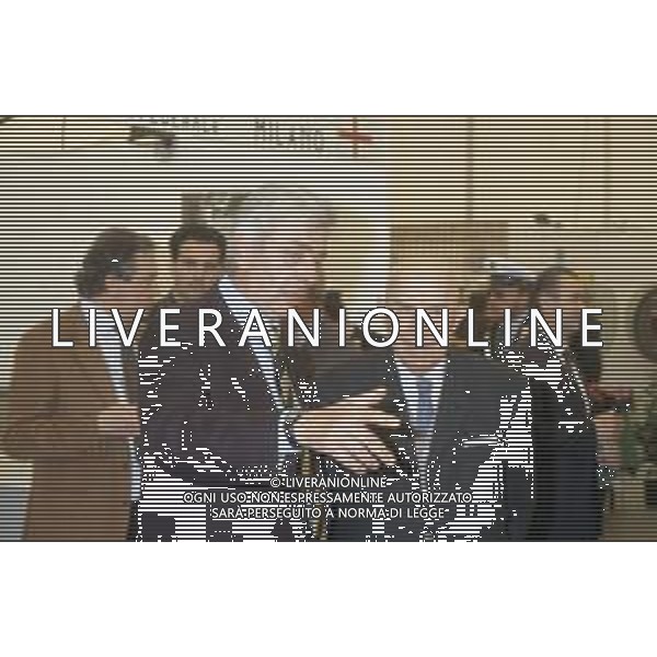 DIAP-RETROSPETTIVA GIANFRANCO MIGLIO POLITICO NELLA FOTO GIANFRANCO MIGLIO A MEDA NELL\'ANNO 1993 AG CONTROLUCE-AG ALDO LIVERANI SAS