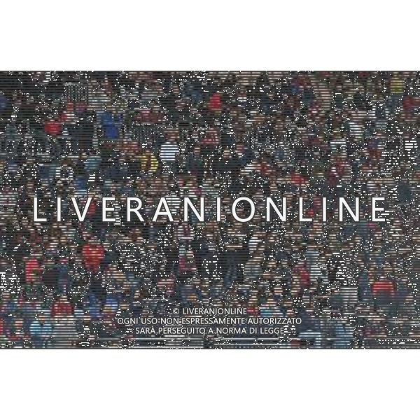 30-10-2025. Cagliari calcio-Sassuolo calcio, 9° giornata serie A 2025/2026, campionato calcio Italia, stadio Unipol Domus Cagliari. Foto Salvatore Moi/Agenzia Aldo Liverani s.as. Nella foto: Sconvolts, tifosi Cagliari in casa, nella curva nord dello stadio Unipol Domus ©MOI SALVATORE - AGENZIA ALDO LIVERANI SAS