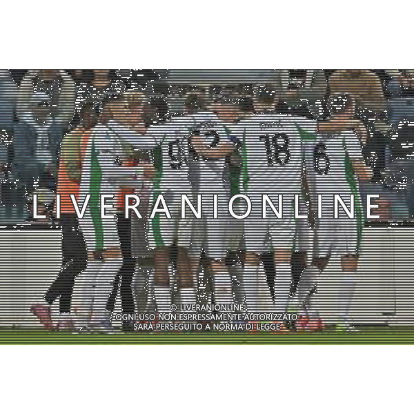 30-10-2025. Cagliari calcio-Sassuolo calcio, 9° giornata serie A 2025/2026, campionato calcio Italia, stadio Unipol Domus Cagliari. Foto Salvatore Moi/Agenzia Aldo Liverani s.as. Nella foto: Gol Sassuolo in trasferta contro Cagliari allo stadio Unipol Domus. Segna: Armand Lauriente Sassuolo ©MOI SALVATORE - AGENZIA ALDO LIVERANI SAS