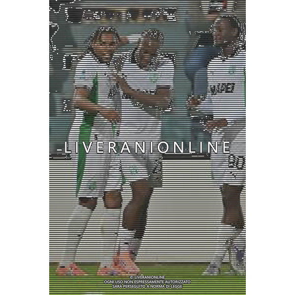30-10-2025. Cagliari calcio-Sassuolo calcio, 9° giornata serie A 2025/2026, campionato calcio Italia, stadio Unipol Domus Cagliari. Foto Salvatore Moi/Agenzia Aldo Liverani s.as. Nella foto: Gol Sassuolo in trasferta contro Cagliari allo stadio Unipol Domus. Segna: Armand Lauriente Sassuolo ©MOI SALVATORE - AGENZIA ALDO LIVERANI SAS
