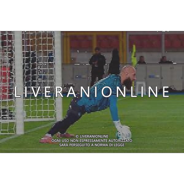 TVEM October 28, 2025 Lecce, Italy - US Lecce vs SSC Napoli - Italian soccer serie A 2025/26 - Via Del Mare Stadium. In the pic: Vanja Milinkovic Savic of SSC Napoli foto emmanuele mastrodonato-ag aldo liverani sas