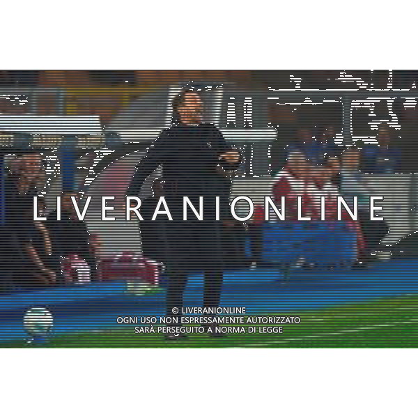 TVEM October 28, 2025 Lecce, Italy - US Lecce vs SSC Napoli - Italian soccer serie A 2025/26 - Via Del Mare Stadium. In the pic: coach Eusebio Di Francesco of US Lecce foto emmanuele mastrodonato-ag aldo liverani sas