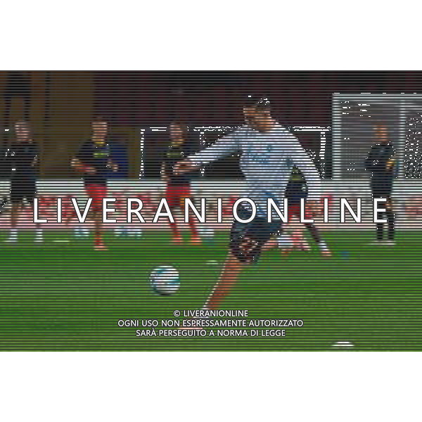 TVEM October 28, 2025 Lecce, Italy - US Lecce vs SSC Napoli - Italian soccer serie A 2025/26 - Via Del Mare Stadium. In the pic: Lorenzo Lucca of SSC Napoli foto emmanuele mastrodonato-ag aldo liverani sas