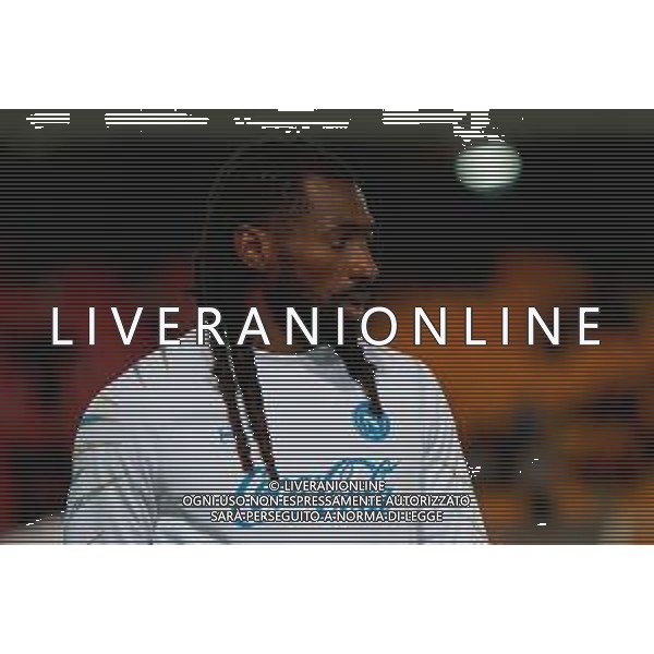 TVEM October 28, 2025 Lecce, Italy - US Lecce vs SSC Napoli - Italian soccer serie A 2025/26 - Via Del Mare Stadium. In the pic: Frank Anguissa of SSC Napoli foto emmanuele mastrodonato-ag aldo liverani sas