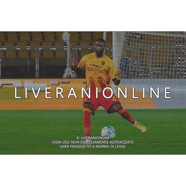 TVEM October 28, 2025 Lecce, Italy - US Lecce vs SSC Napoli - Italian soccer serie A 2025/26 - Via Del Mare Stadium. In the pic: Kialonda Gaspar of US Lecce foto emmanuele mastrodonato-ag aldo liverani sas