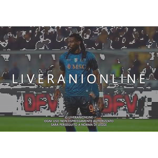 TVEM October 28, 2025 Lecce, Italy - US Lecce vs SSC Napoli - Italian soccer serie A 2025/26 - Via Del Mare Stadium. In the pic: Frank Anguissa of SSC Napoli foto emmanuele mastrodonato-ag aldo liverani sas