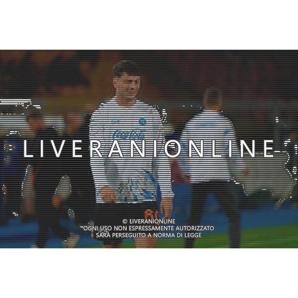 TVEM October 28, 2025 Lecce, Italy - US Lecce vs SSC Napoli - Italian soccer serie A 2025/26 - Via Del Mare Stadium. In the pic: Giuseppe Ambrosino of SSC Napoli foto emmanuele mastrodonato-ag aldo liverani sas