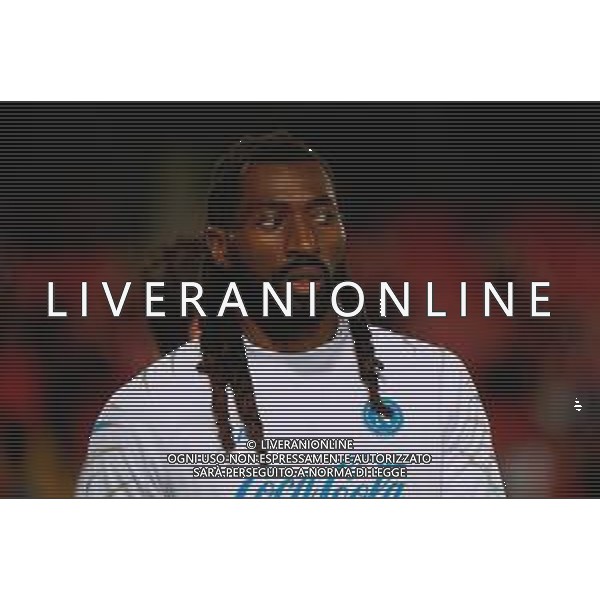 TVEM October 28, 2025 Lecce, Italy - US Lecce vs SSC Napoli - Italian soccer serie A 2025/26 - Via Del Mare Stadium. In the pic: Frank Anguissa of SSC Napoli foto emmanuele mastrodonato-ag aldo liverani sas