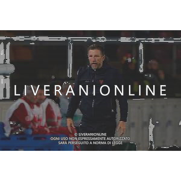 TVEM October 28, 2025 Lecce, Italy - US Lecce vs SSC Napoli - Italian soccer serie A 2025/26 - Via Del Mare Stadium. In the pic: coach Eusebio Di Francesco of US Lecce foto emmanuele mastrodonato-ag aldo liverani sas