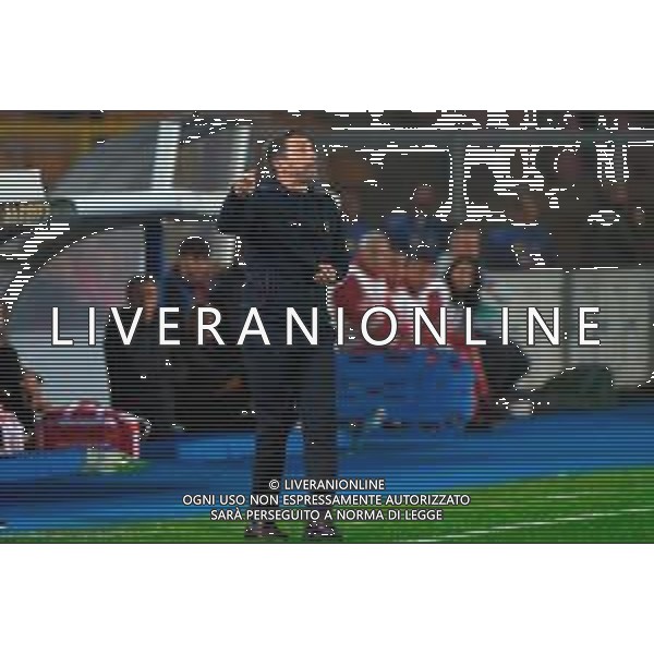 TVEM October 28, 2025 Lecce, Italy - US Lecce vs SSC Napoli - Italian soccer serie A 2025/26 - Via Del Mare Stadium. In the pic: coach Eusebio Di Francesco of US Lecce foto emmanuele mastrodonato-ag aldo liverani sas