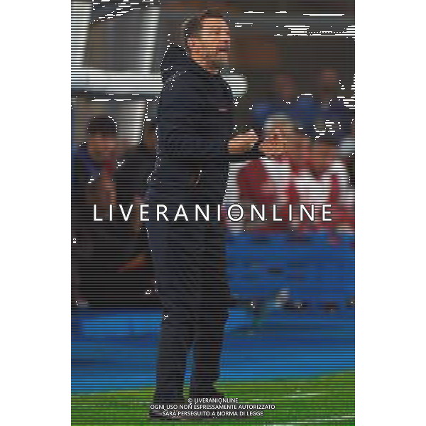 TVEM October 28, 2025 Lecce, Italy - US Lecce vs SSC Napoli - Italian soccer serie A 2025/26 - Via Del Mare Stadium. In the pic: coach Eusebio Di Francesco of US Lecce foto emmanuele mastrodonato-ag aldo liverani sas