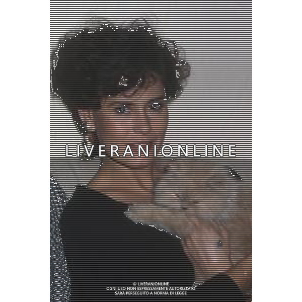 DIAP-RETROSPETTIVA CORINNE CLERY ATTRICE NELLA FOTO CORINNE CLERY A ROMA NELL\'ANNO 1984 FOTO EDGARDO DELLA SCORCIOSA-AG ALDO LIVERANI SAS