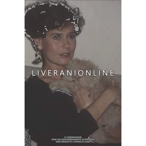 DIAP-RETROSPETTIVA CORINNE CLERY ATTRICE NELLA FOTO CORINNE CLERY A ROMA NELL\'ANNO 1984 FOTO EDGARDO DELLA SCORCIOSA-AG ALDO LIVERANI SAS