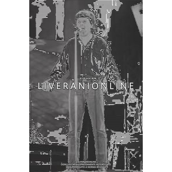 NEG-RETROSPETTIVA ZUCCHERO FORNACIARI CANTANTE NELLA FOTO ZUCCHERO FORNACIARI AL FESTIVALBAR NELL\'ANNO 1987 AG ALDO LIVERANI SAS